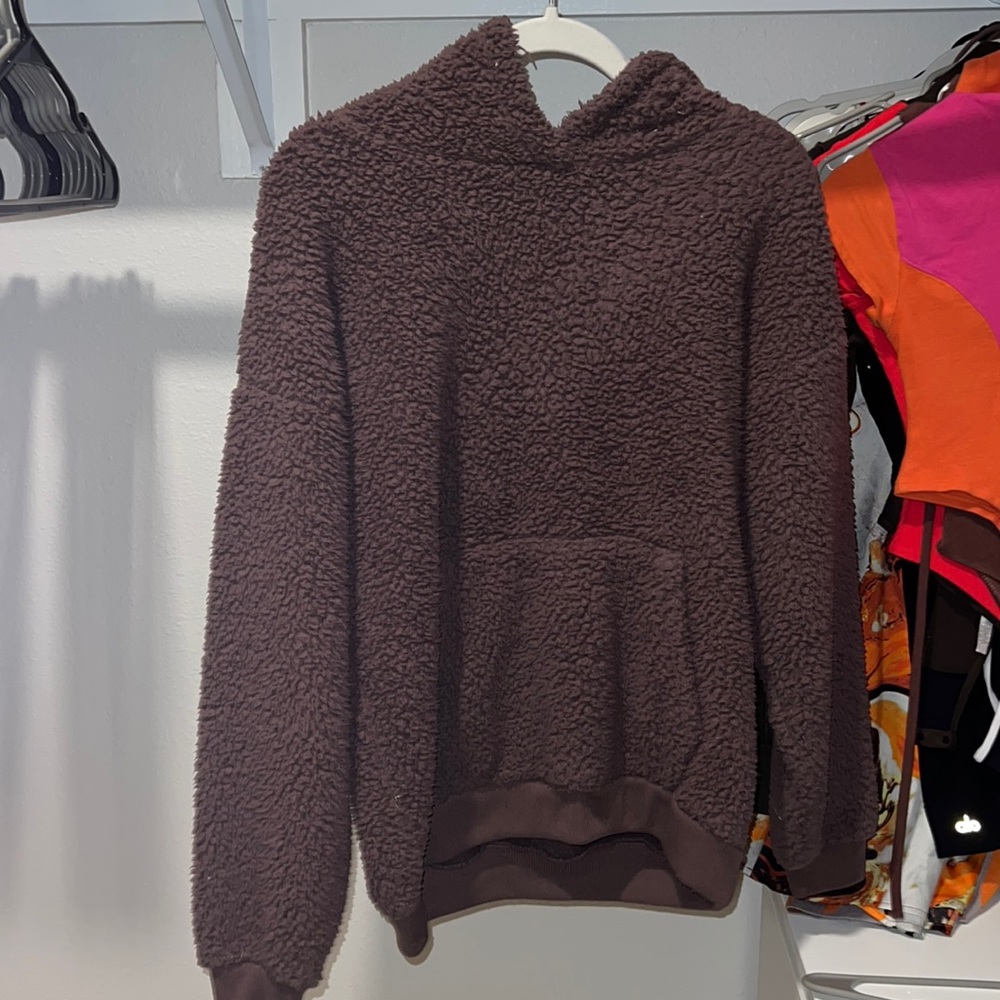 american eagle sherpa hoodie